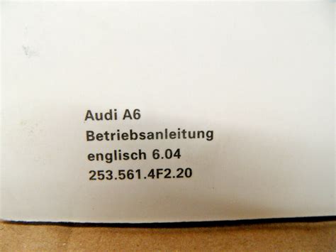 audi a6 4f owners manual PDF