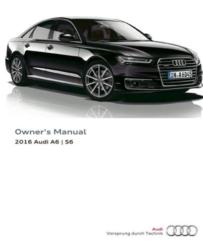 audi a6 guide users manual Epub