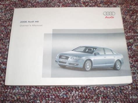 audi a6 owners manual 2006 Epub