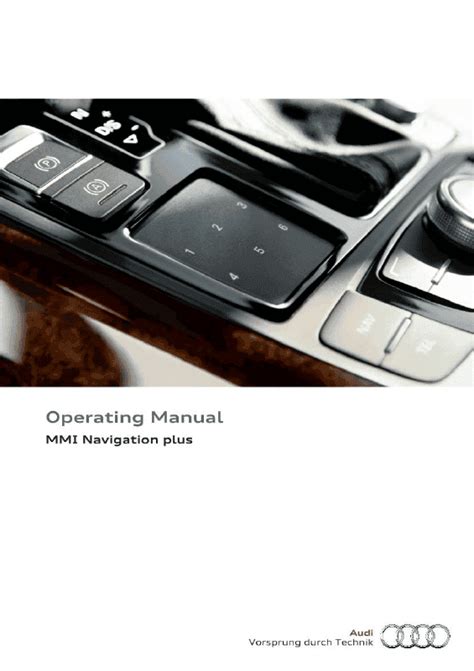 audi a7 mmi navigation operation manual pdf Doc