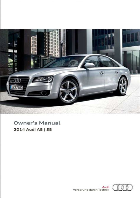 audi a8 owners manual 2014 Reader