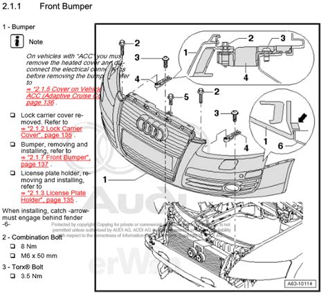 audi allroad 2001 front bumper removal PDF