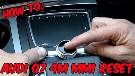 audi q7 mmi reset Doc