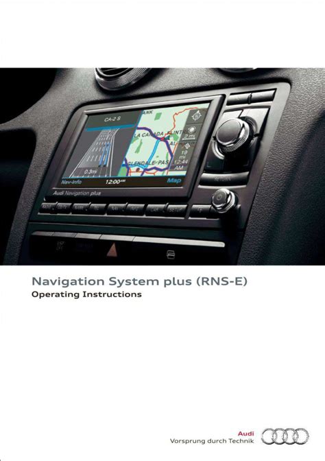 audi rns e navigation systemowners manual Kindle Editon