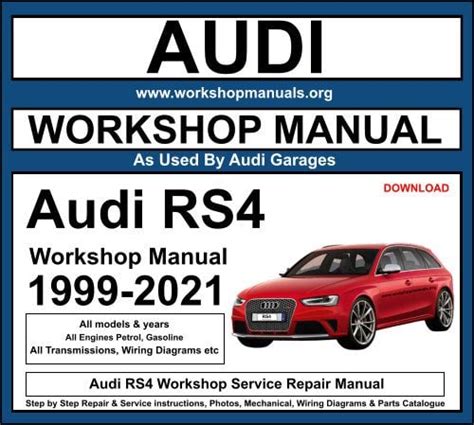 audi rs4 owners manual PDF