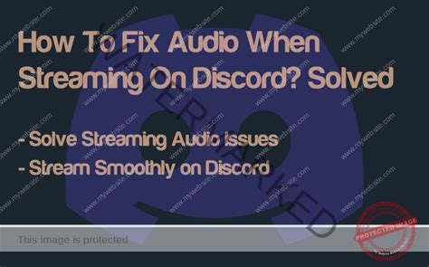 audio crackles when streaming games on discord