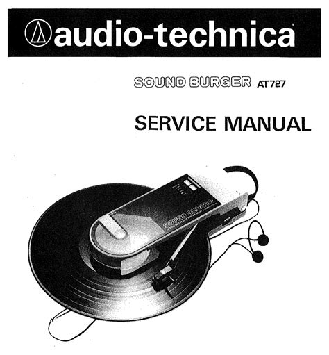 audio technica service manuals PDF