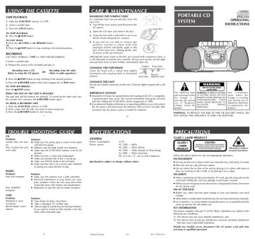 audiovox 6700 user manual PDF