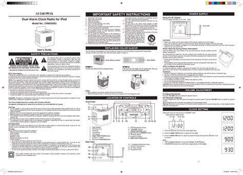 audiovox cr8030ie5 user guide Doc