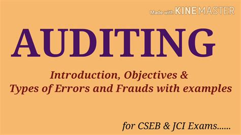 auditing a class meaning