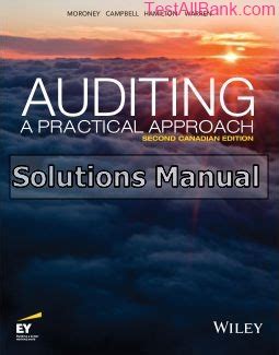 auditing a practical approach moroney solutions manual Kindle Editon