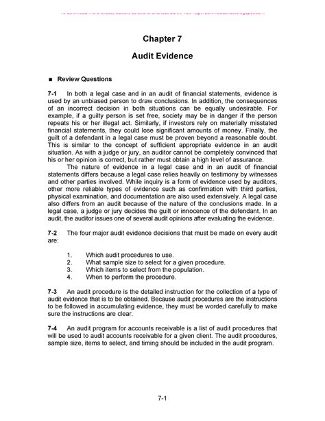 auditing and assurance jubb solution chapter 7 Epub