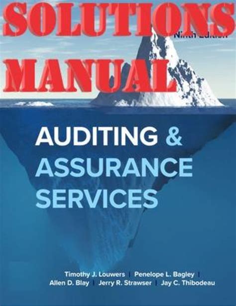 auditing and assurance services 9th edition solutions Kindle Editon