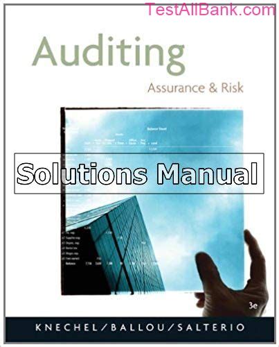 auditing assurance risk 3rd edition pdf Ebook Kindle Editon