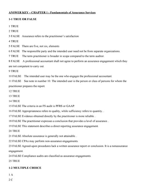 auditing assurance services answer key Kindle Editon