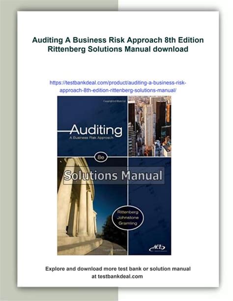 auditing rittenberg 8th edition solutions manual Epub