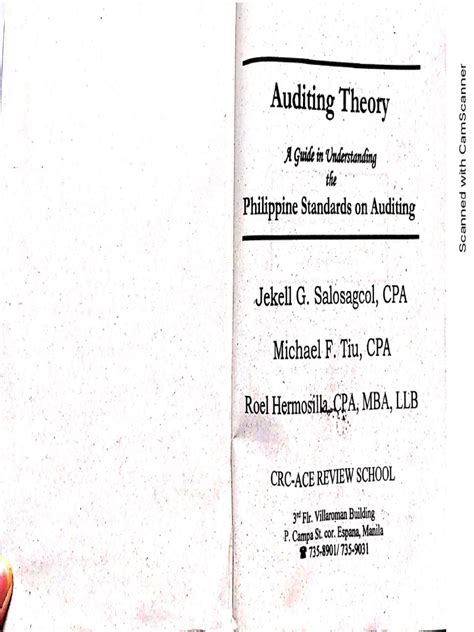 auditing theory salosagcol pdf free download Kindle Editon