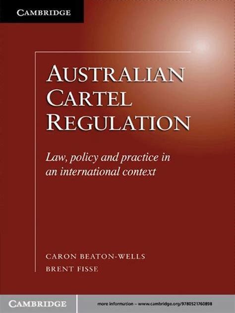 australian cartel regulation australian cartel regulation Kindle Editon