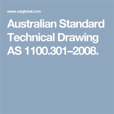 australian standard technical drawing Reader