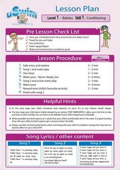 austswim lesson plans examples PDF Doc