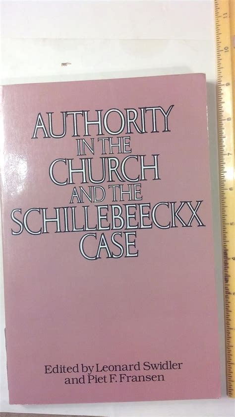 authority in the church and the schillebeeckx case Doc