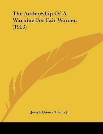 authorship warning women classic reprint PDF