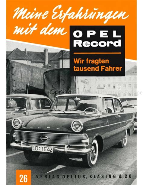 auto manual opel record PDF
