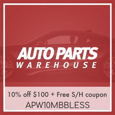 auto part warehouse coupon PDF