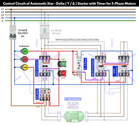auto star delta starter connection diagram Reader