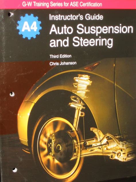 auto suspension and steering instructors guide Epub