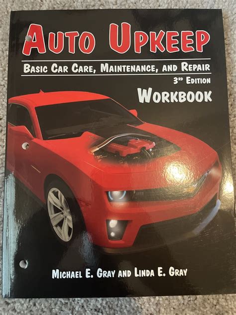 auto upkeep basic car care maintenance and repair workbook PDF