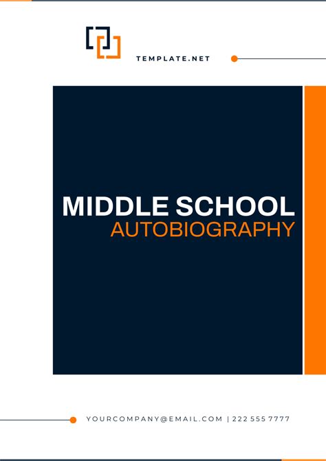 autobiography example for middle school Kindle Editon