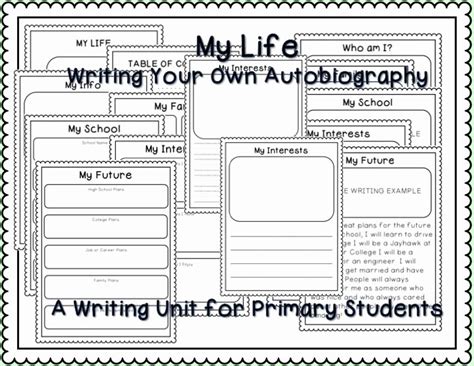 autobiography samples for elementary students PDF