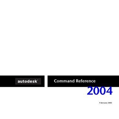 autocad 2004 command reference book Reader