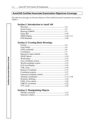 autocad 2010 associate practice exam download Doc