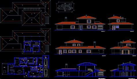 autocad dwg beach village plan Doc