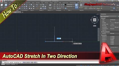 autocad dynamic stretch both sides Reader