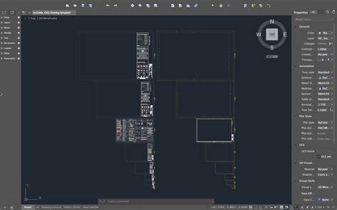 autocad metric drawing template PDF