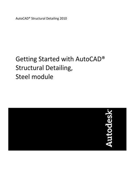 autocad structural detailing manual Reader