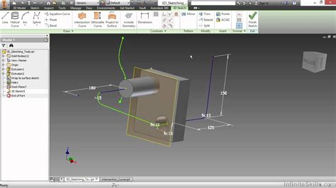 autodesk inventor 3d sketching basic tutorial PDF