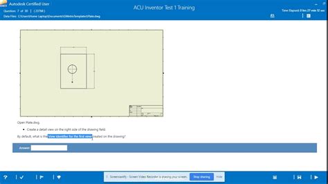 autodesk inventor quiz questions and answers PDF