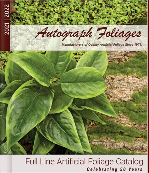 Autograph Foliage Catalogue