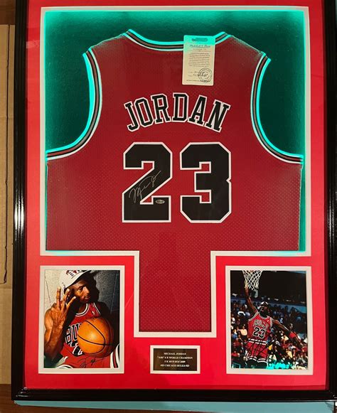 autographed michael jordan jersey