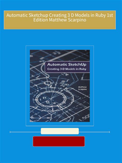 automatic sketchup creating 3 d models in ruby Doc