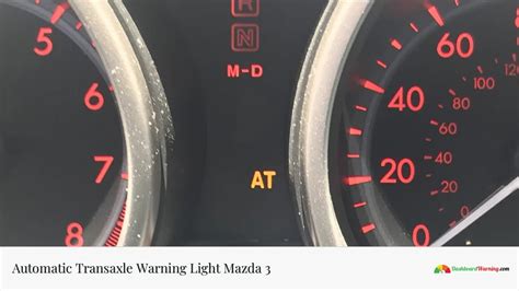 automatic transaxle warning light mazda 6 Epub