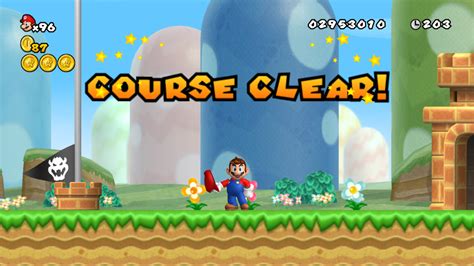 automatically complete level mario world