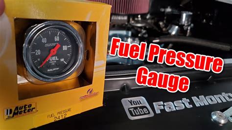 autometer fuel pressure gauge instructions PDF