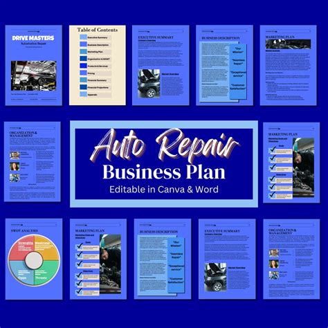 automobile repair business plan PDF