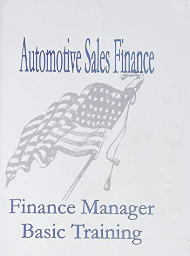automotive finance manager basic training Reader