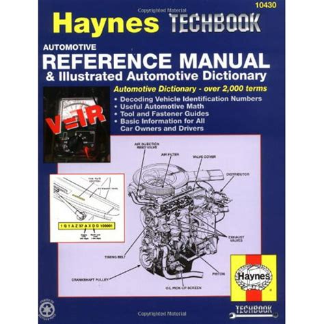 automotive reference manual and dictionary haynes repair manuals Reader